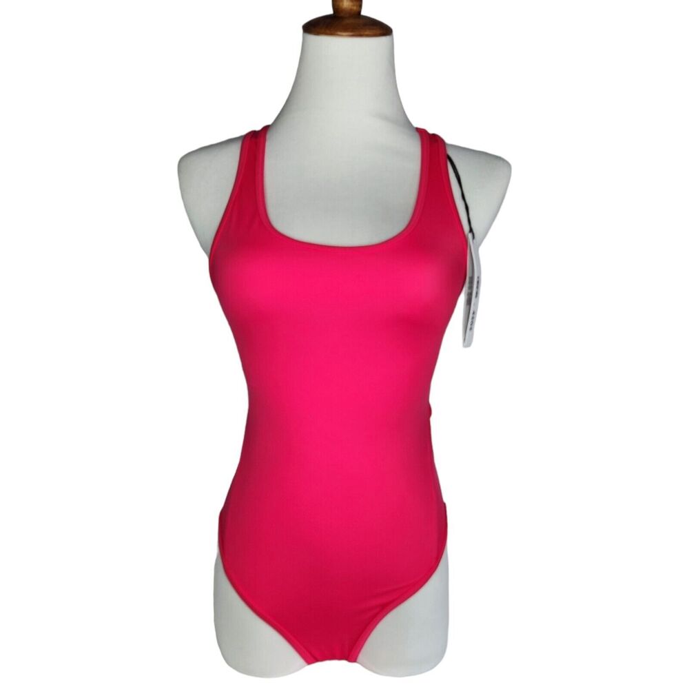ASOS 4505 Swimsuit Size 2 (US) One Piece Racerback Open Back Size UK 6 NWT